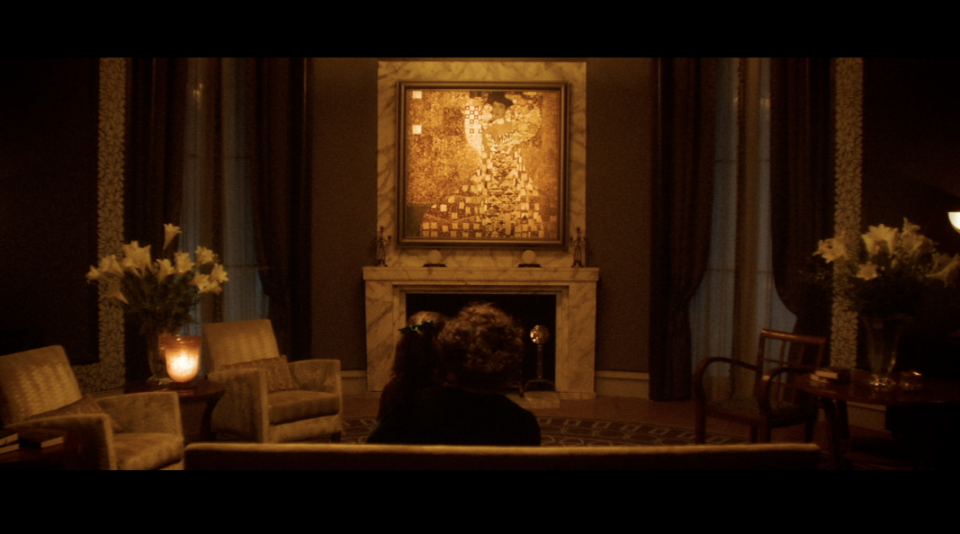 woman in gold design
